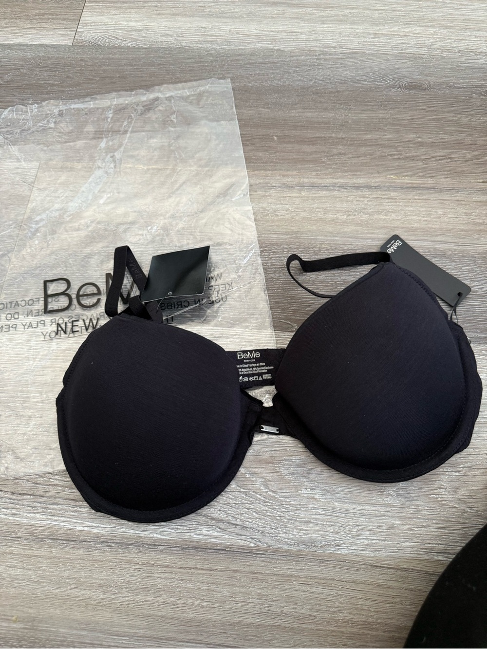 NWT BeMe New York TShirt Bra Size 34C